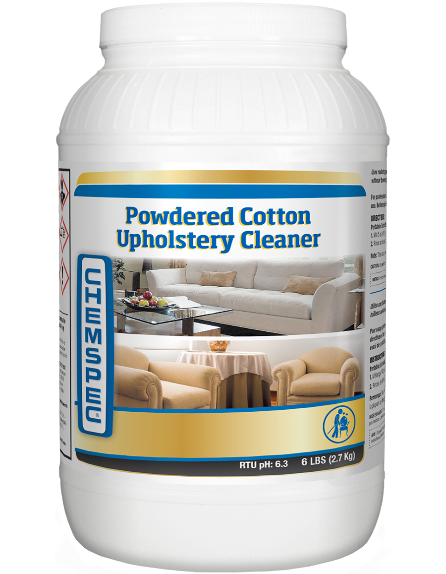 Powdered Cotton Upholstery Cleaner 6Lbs Full 10